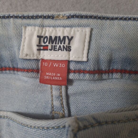 Tommy Hilfiger Tommy Jean Skinny High Rise Ankle 10 30x28 NWT Distressed Stretch - Picture 12 of 14